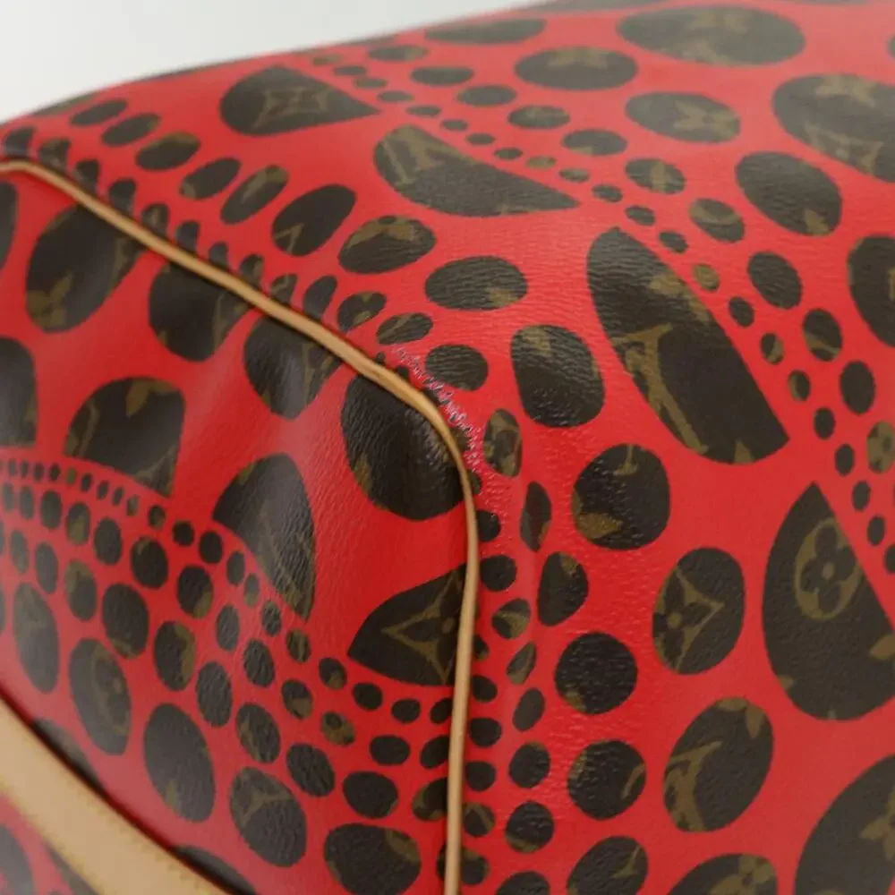 LOUIS VUITTON Monogram Yayoi Kusama Keepall Bandouliere55 Bag M40695